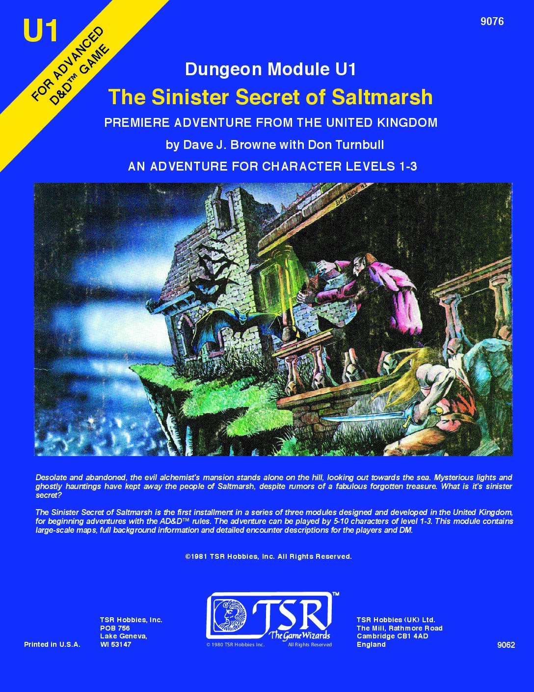 Valley of the Mists (Legendary Lore Adventures Module 3)
